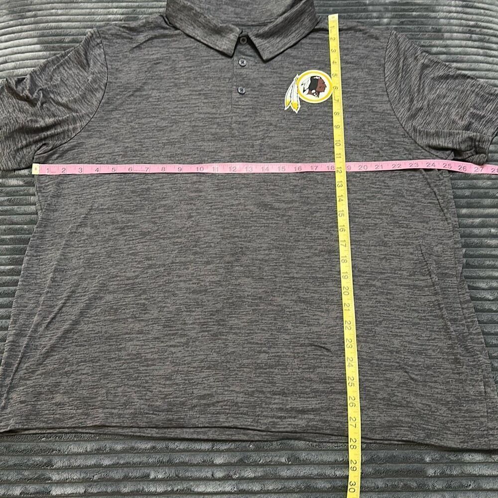 Majestic Washington Redskins Polo Shirt Men’s Sz XXL - Picture 4 of 5